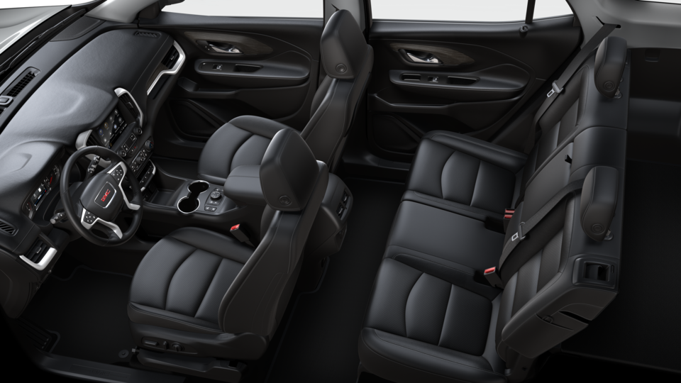 2022 GMC Terrain SLT Small SUV Interior in Jet Black - Overhead View