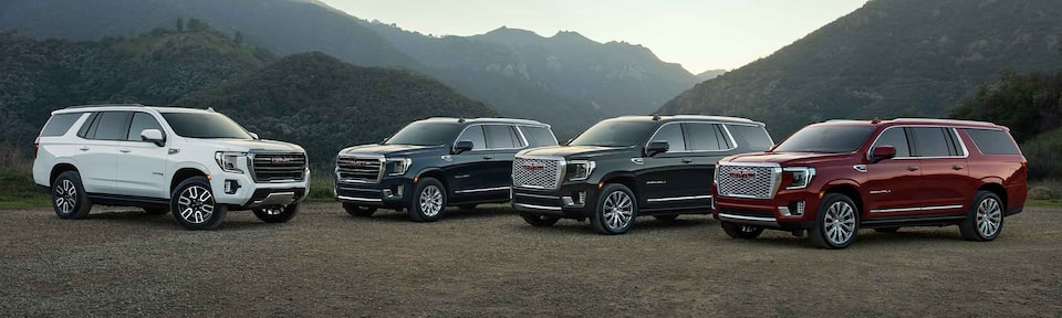 2022 GMC Yukon AT4 Full-Size Off-Road SUV On Beach