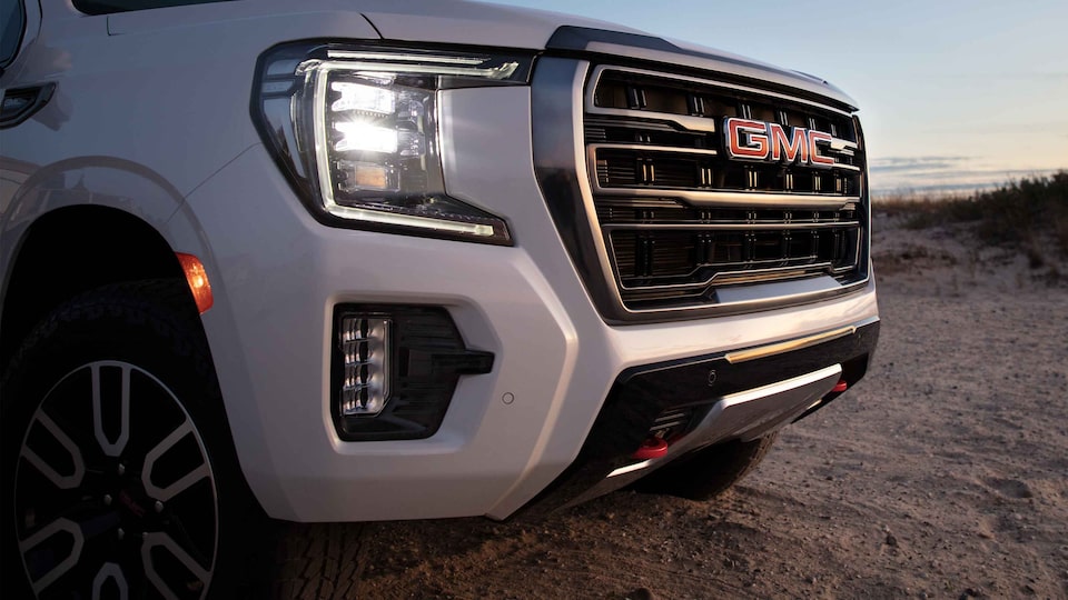 2021 GMC Yukon Full size SUV Exterior Front Headlamp View