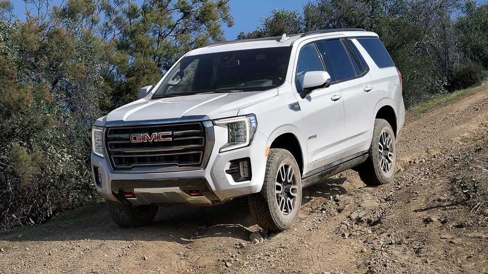 2022 GMC Yukon Off Road on Mountain Terrain