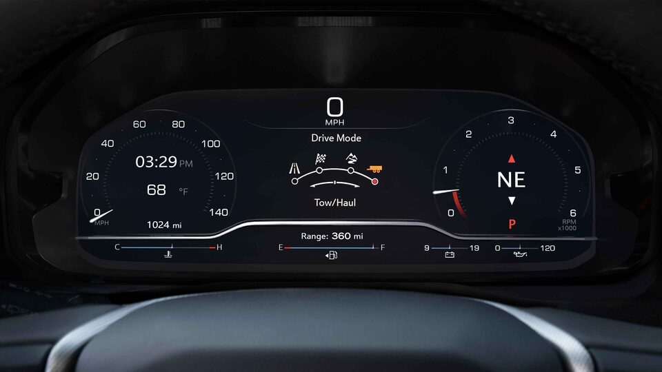 Closeup of GMC Yukon Tractional Select System