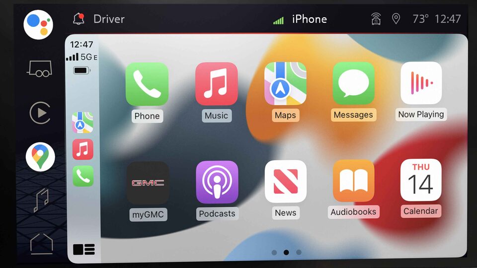 2021 GMC Yukon Full size SUV Apple Carplay App