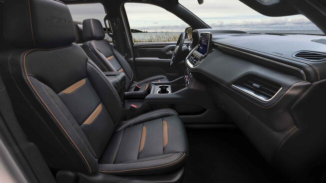 2022 GMC Yukon AT4 Off-Road SUV interior front seats