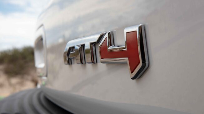 2022 GMC Yukon AT4 Closeup of Badge