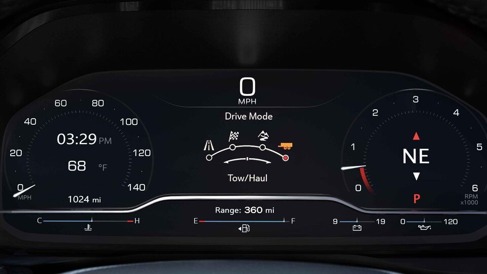 2022 GMC Yukon SLT Full-Size SUV Drive Mode Selector