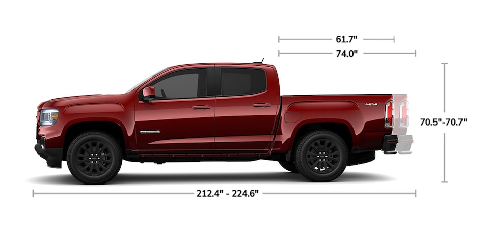 Model Overview 2022 GMC Canyon Elevation Small Truck