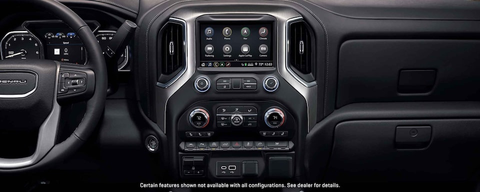 2022 GMC Sierra 1500 dashboard.