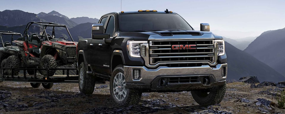 2022 GMC Sierra HD SLT Truck Towing Trailer with Dune Buggies