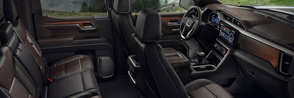 The Gorgeous AT4 Athletic Interior Inside the New GMC Sierra Denali