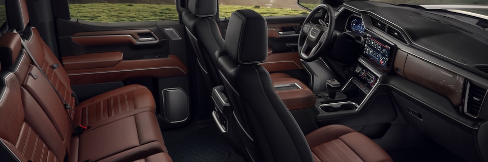 The Gorgeous AT4 Athletic Interior Inside the New GMC Sierra Denali