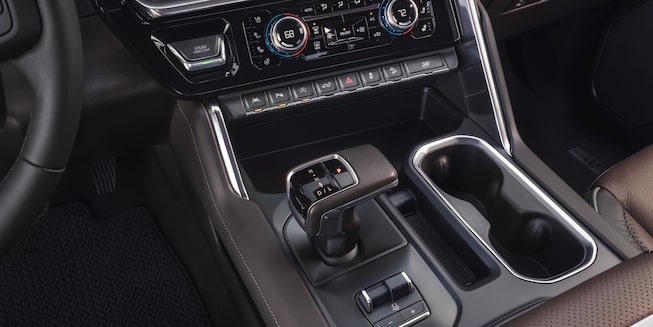 The Driver-Centric Middle Console of the GMC Sierra Denali
