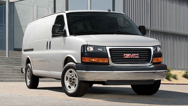 2022 GMC Savana Cargo Van towing trailer