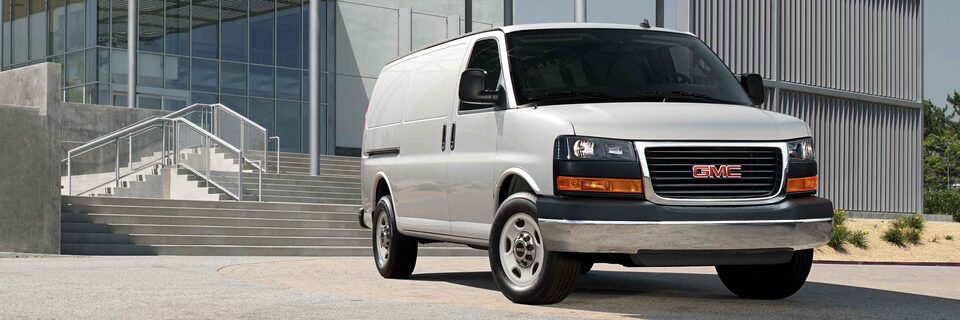 2022 GMC Savana Cargo Van towing trailer