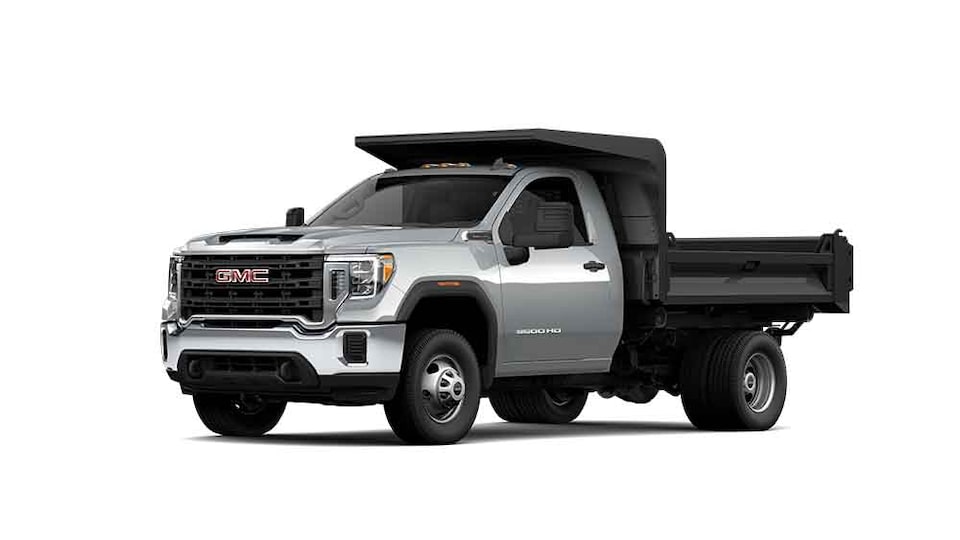 The GMC Sierra HD Chassis Cab with Dump Truck