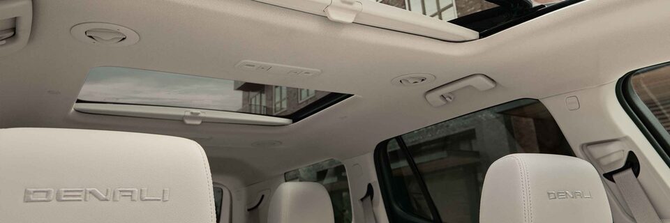 View of the Moonroof on the New GMC Acadia