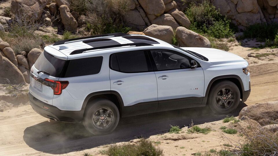 2023 GMC Acadia AT4 Black Roof Rails