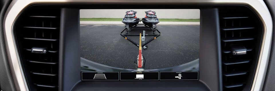 Closeup on Hitch Guidance Camera on the New GMC Acadia 