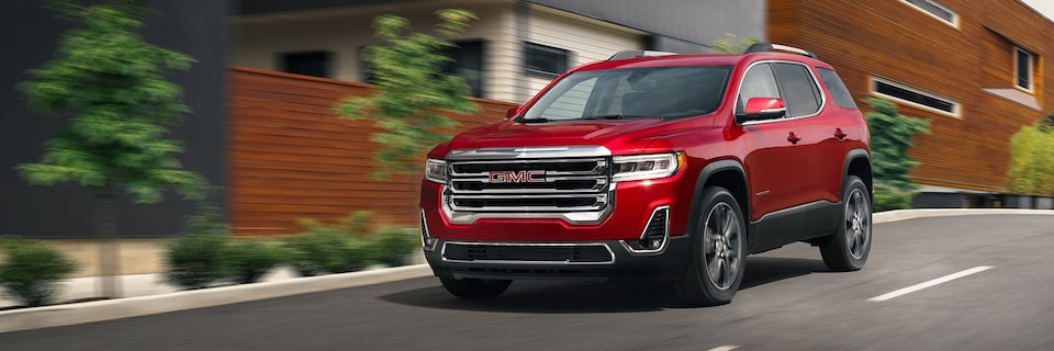 2023 GMC Acadia Mid-Size SUV Front Side Wide View