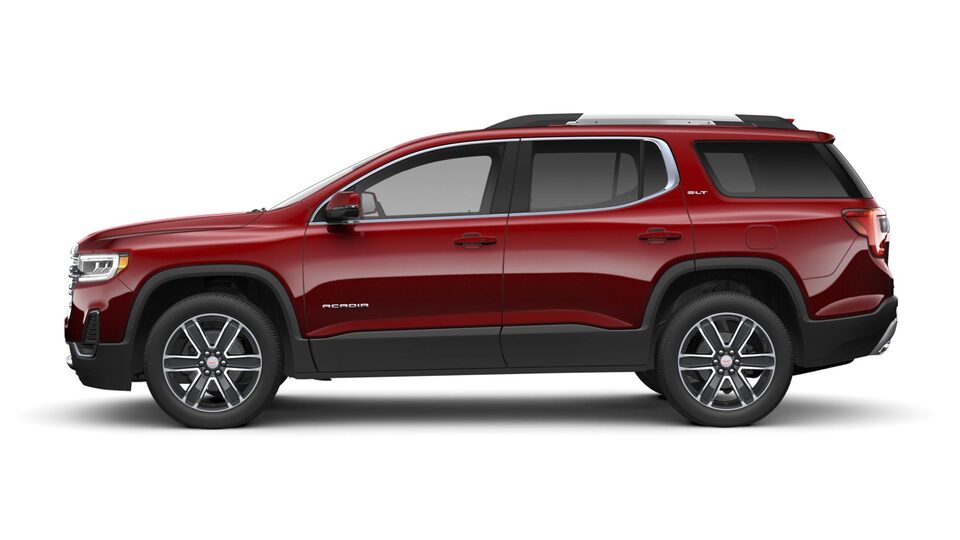 2023 GMC Acadia Mid-Size SUV Side Specs and Dimensions