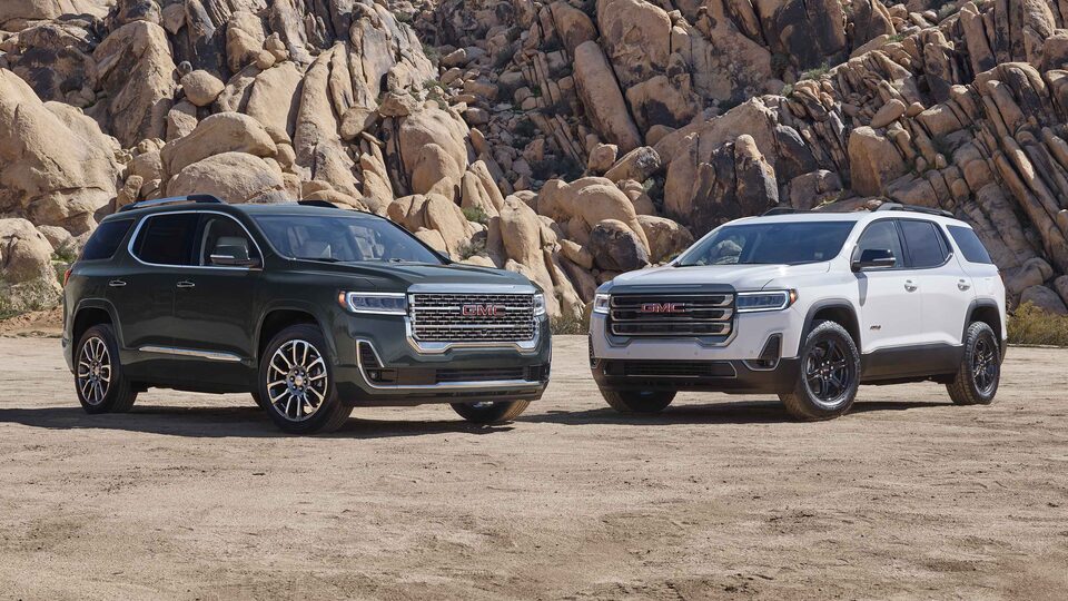 2022 GMC Acadia Mid-Size SUV Lineup