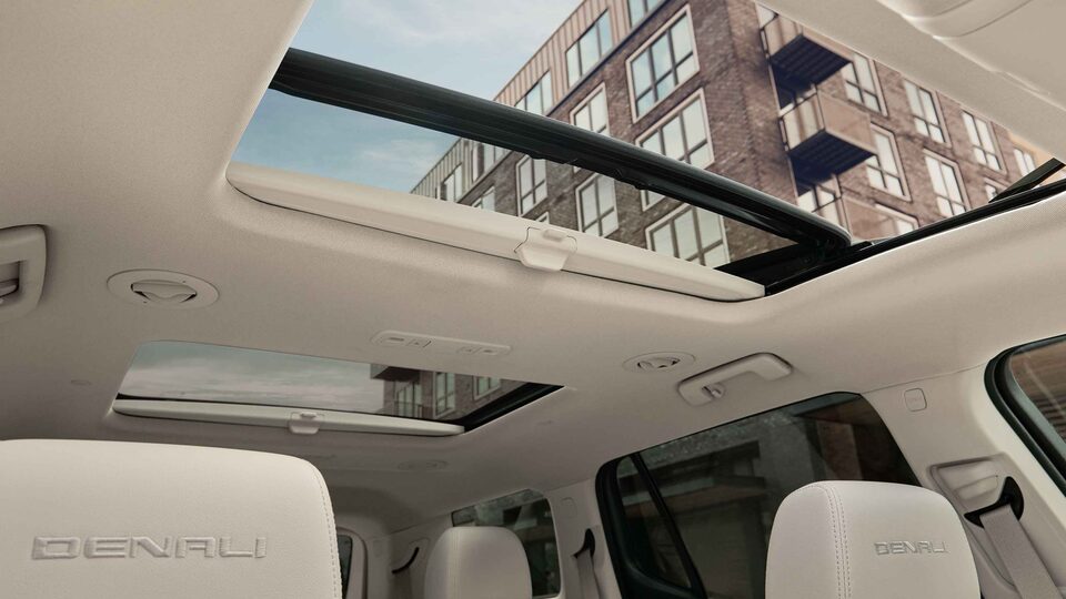 2023 GMC Acadia Denali Mid-Size Luxury SUV Interior Sunroof View