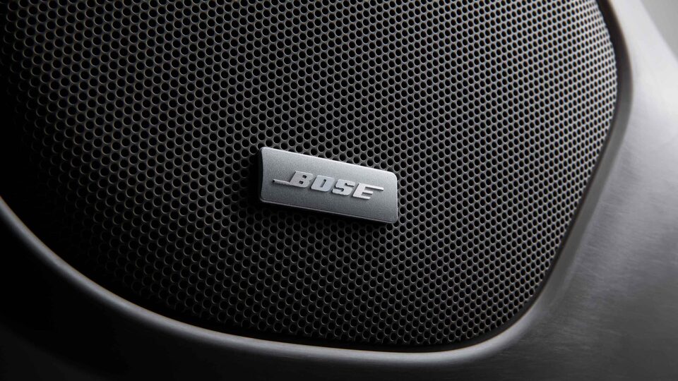 2023 GMC Acadia AT4 Off-road SUV Interior Bose Speaker Close up