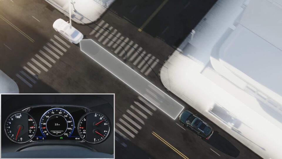 FOLLOWING DISTANCE INDICATOR