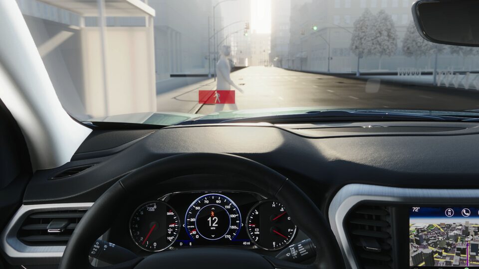 FRONT PEDESTRIAN BRAKING