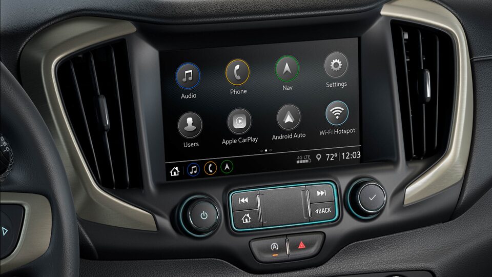 The 2023 GMC Terrain Denali Infotainment System