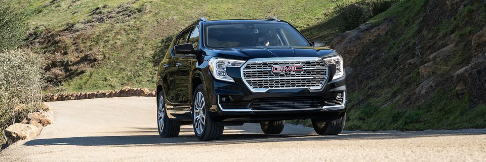 A GMC Terrain Driving Off-Road in the Desert