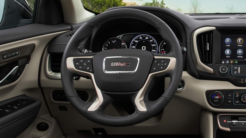 The Driver Friendly Steering Wheel of the 2023 GMC Terrain Denali
