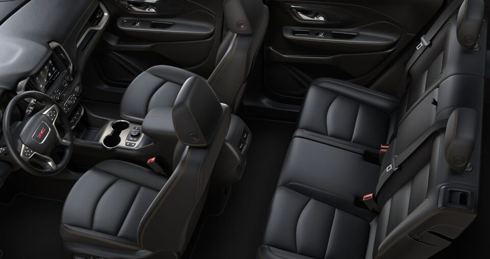 Jet Black Interior Seating on the GMC Terrain AT4