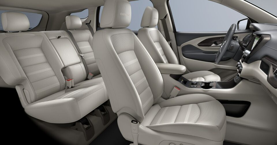 The Luxurious Dark Galvanized/Light Platinum Interior of the Terrain Denali Interior