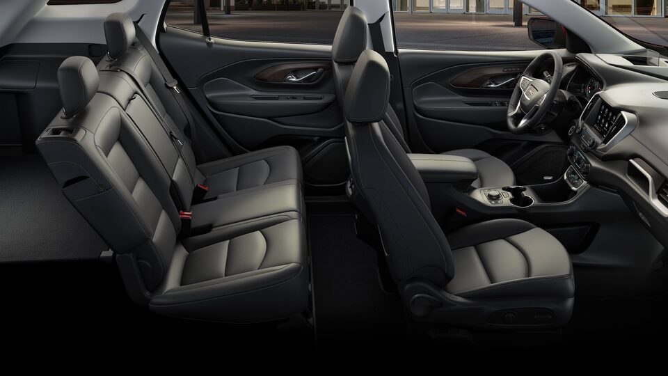 The Sleek Styled Jet Black Interior of the GMC Terrain SLT