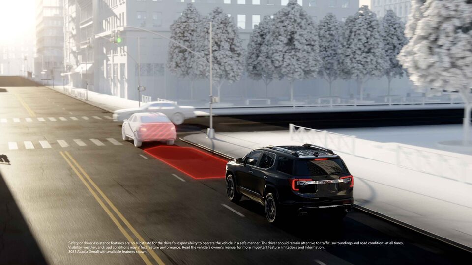 Forward Collision Alert and Automatic Emergency Braking Infographic