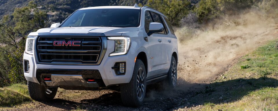 2022 GMC Yukon AT4 Full-Size Off-Road SUV - Front Side View