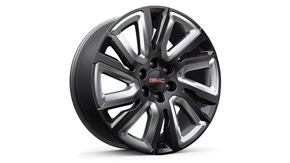 Dark Rim With Silver Accents for the 2023 GMC Yukon Full-Size SUV