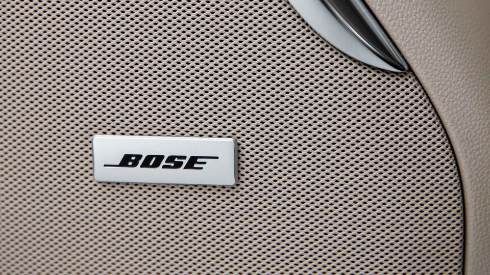 Closeup on the Door Panel Bose Speaker on the GMC Yukon