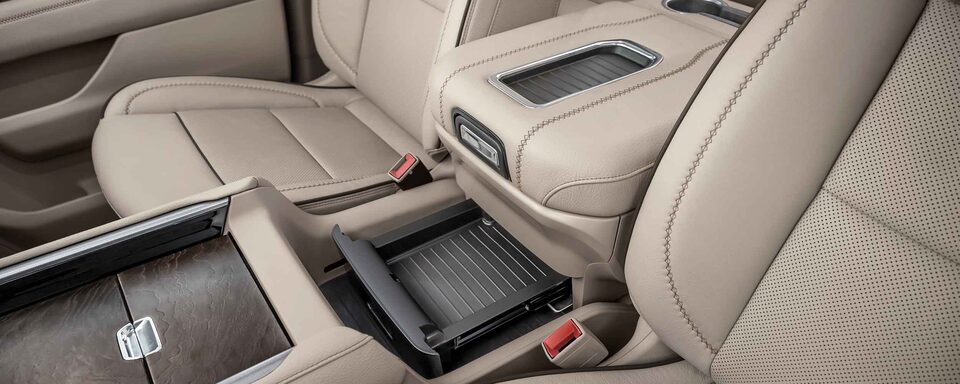 Cupholders and Center Console on the GMC Yukon Denali