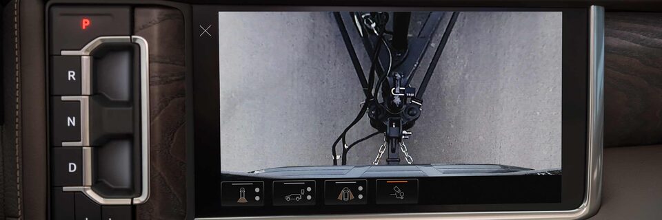 2021 GMC Yukon Full size SUV Side Rear Hitch View Camera