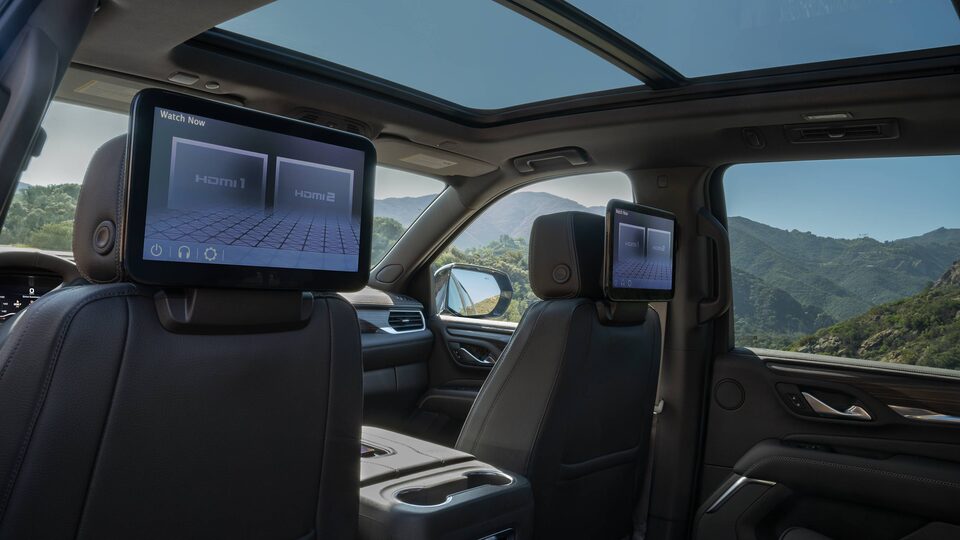 GMC Yukon Second Row Entertainment Screens