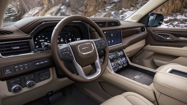 2023 GMC Yukon Denali steering wheel