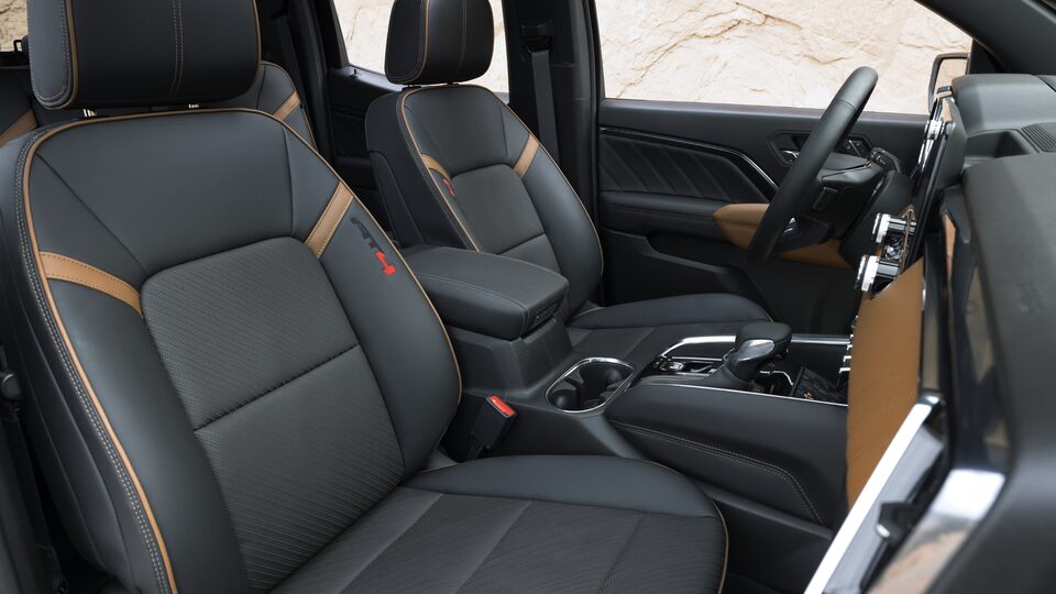 The Sleek & Comfortable Passenger & Driving Seating of the Canyon AT4