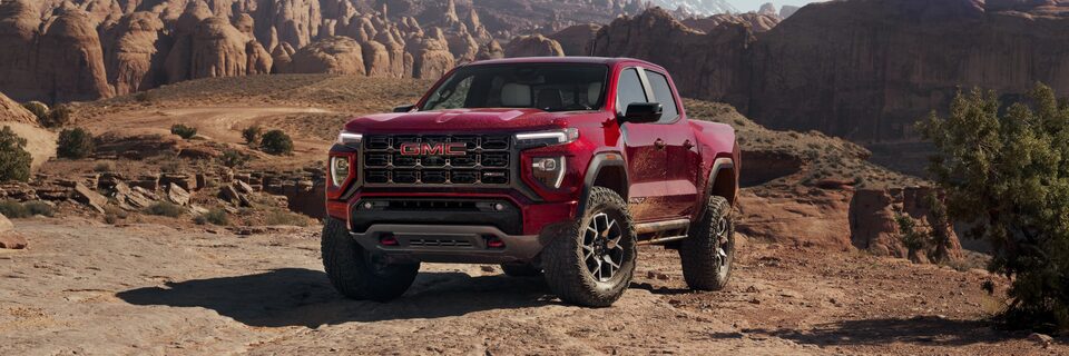 The GMC Canyon AT4X Parked Off-Road