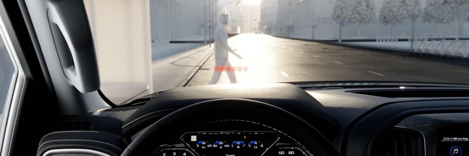 Infographic Safety Still Front Pedestrian Braking