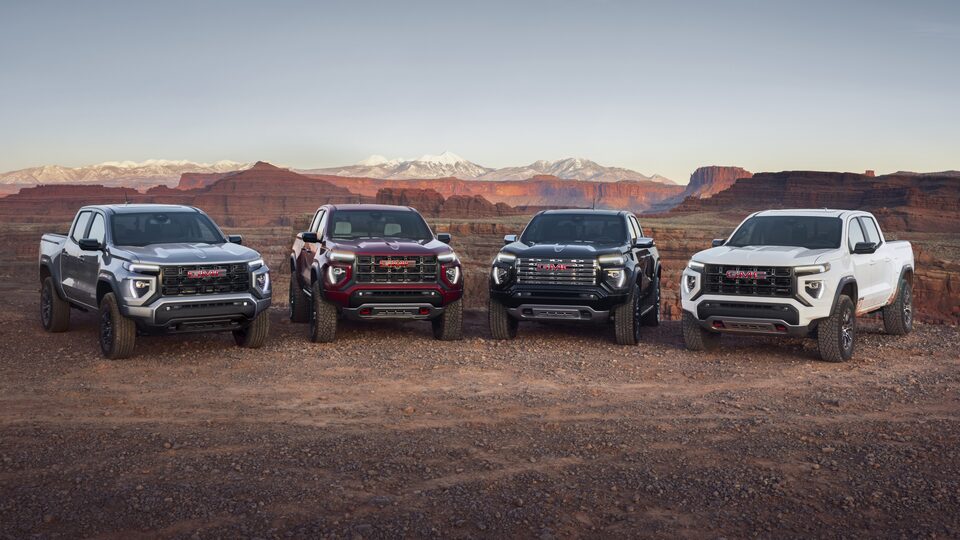 A Full Lineup of all the Trims of the GMC Canyon