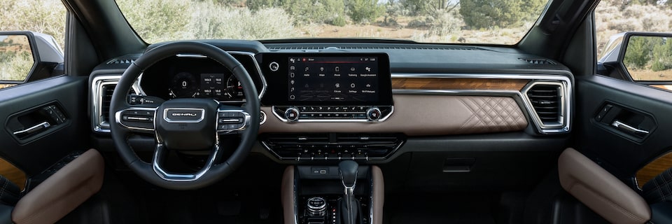 Interior of the GMC Denali