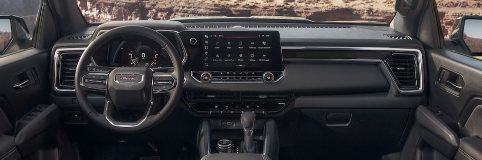 Closeup Shot of the Stunning Interior on the GMC Canyon Elevation