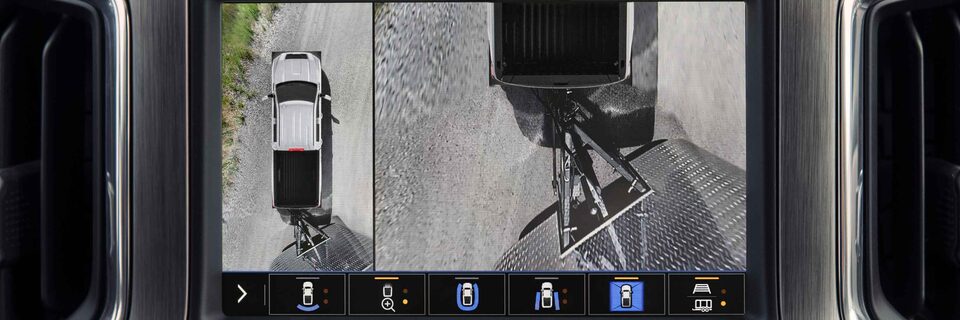 Rear Top-Down Camera View Capability of the Sierra HD