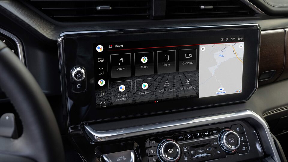 The Sierra 1500's Of-Road Driver Assistance Technologies Displayed on the Instrument Panel